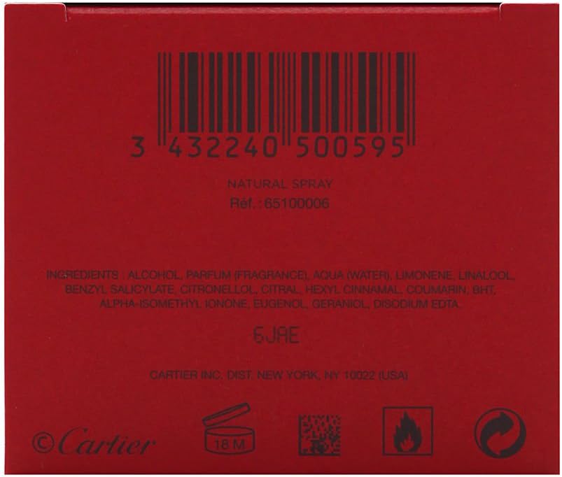 Cartier Pasha De Cartier Edition Noire Sport - perfume for men, 100 ml - EDT Spray