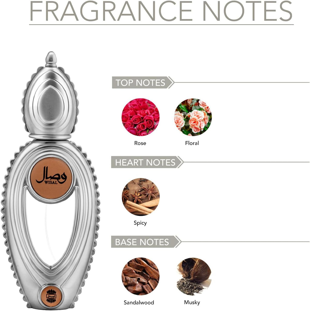 Ajmal Perfumes Wisal For Unisex, 50 ml