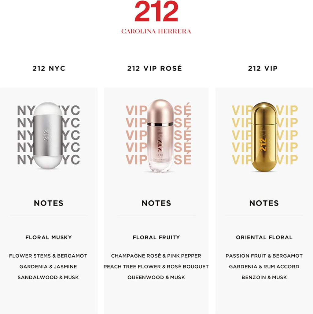 CAROLINA HERRERA 212 For Women - Eau De Toilette Spray 2oz