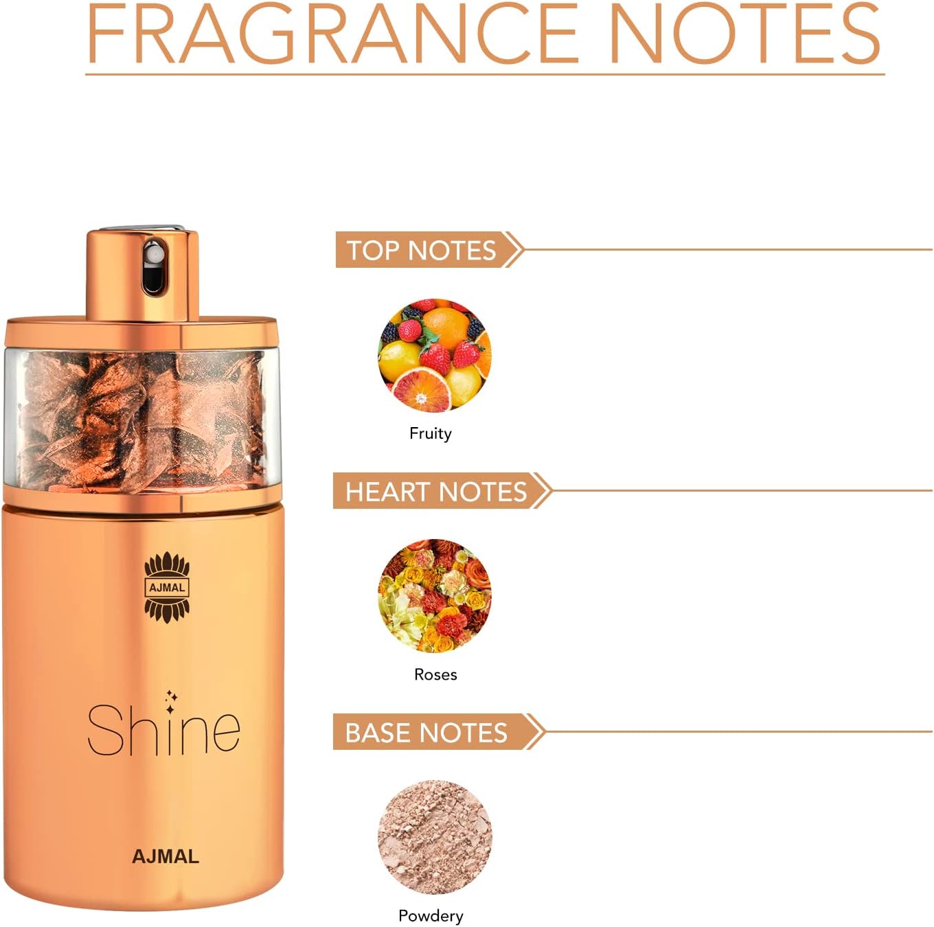Ajmal Perfumes Shine For - Women 75Ml Eau De Parfum