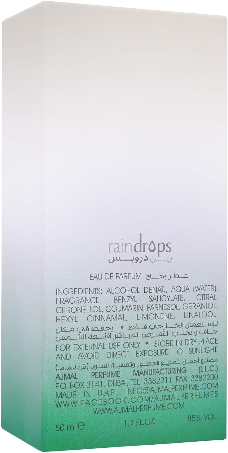 Ajmal Raindrops From Ajmal Eau De Parfum For Women, 50 Ml