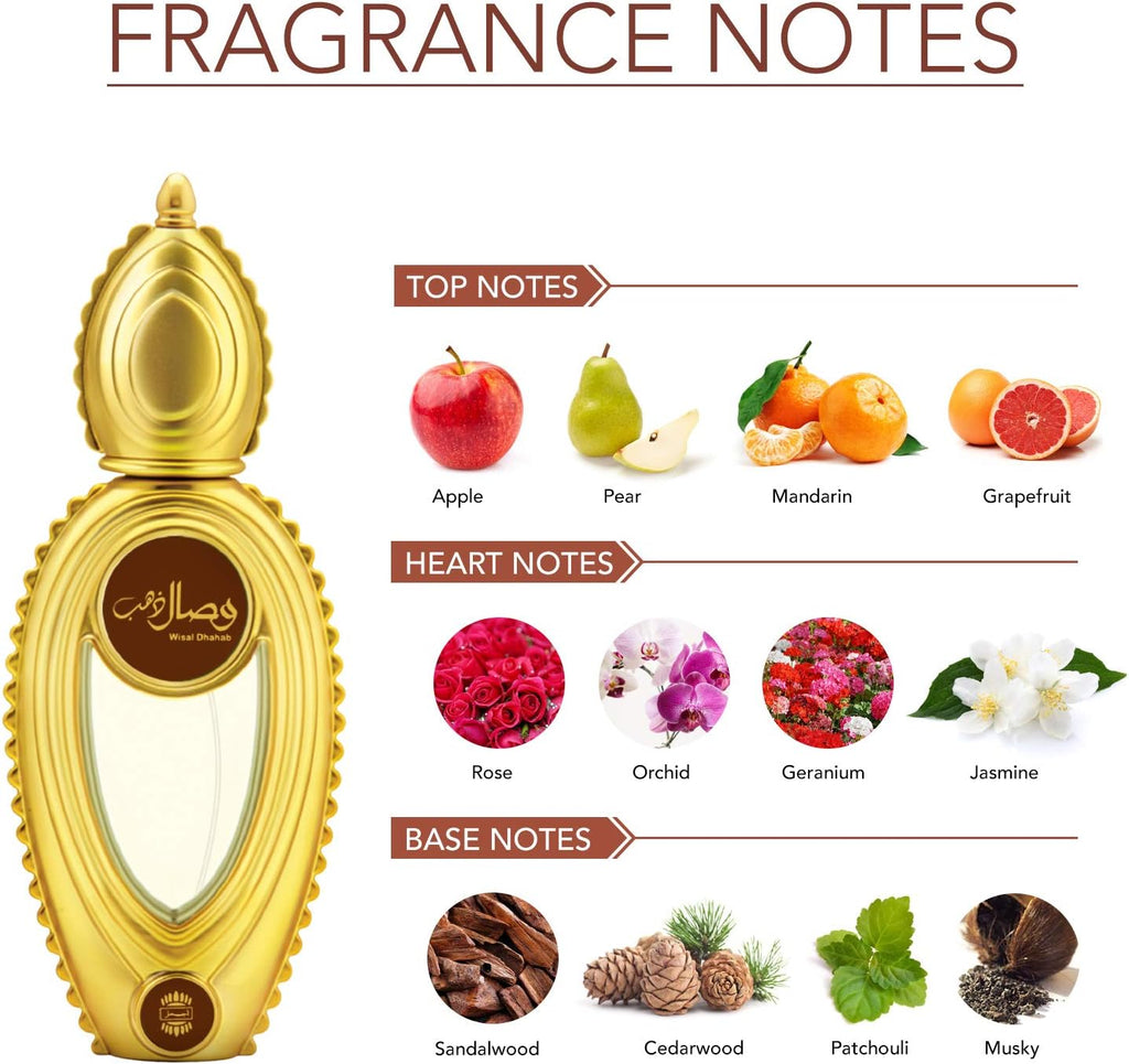 Ajmal Perfumes Wisal For Unisex, 50 ml